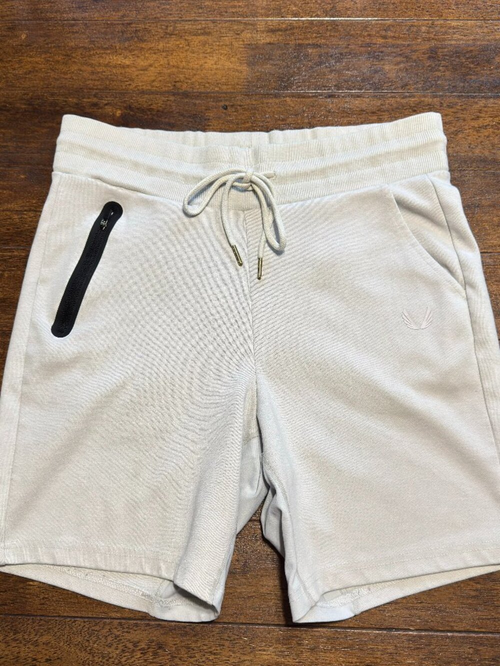 ASRV Aesthetic Revolution Tech Terry Linerless Shorts Mens Medium Off-White